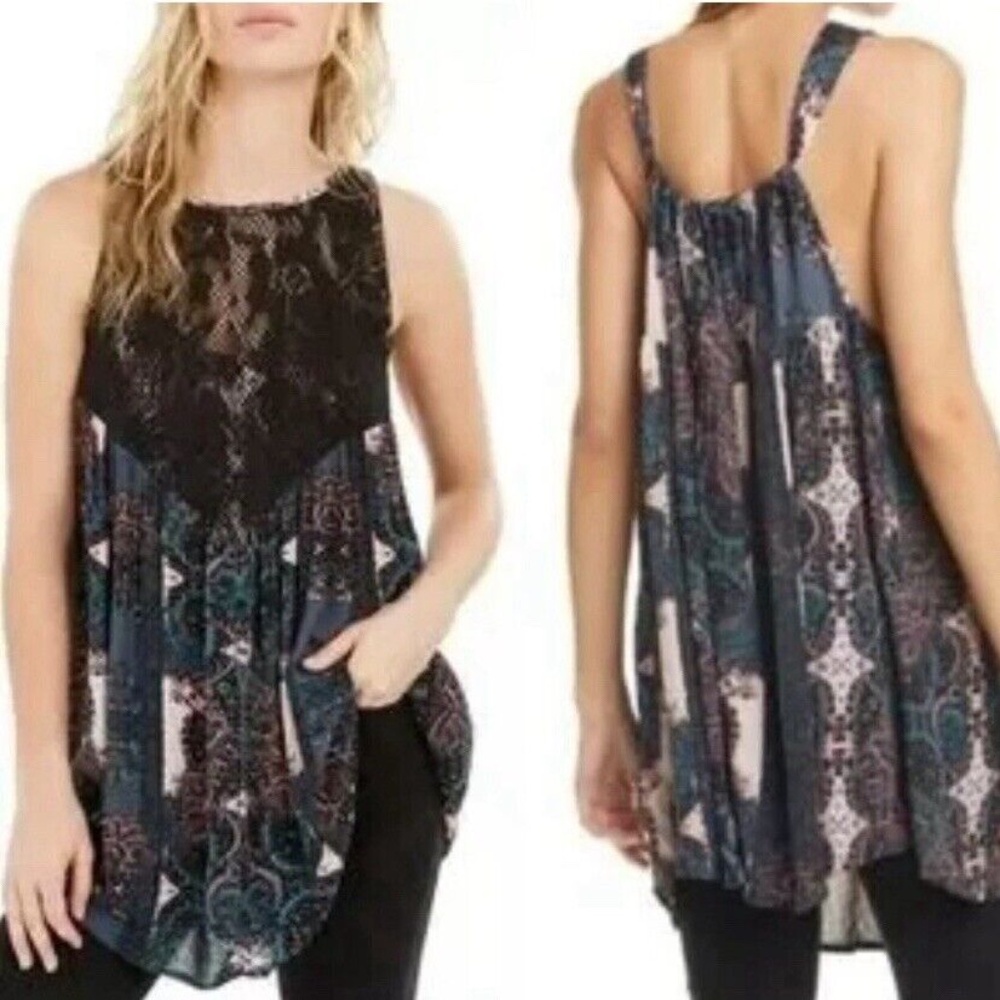 Intimately Free People Count Me In Trapeze Tank Top Size Small New With Tags